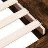 vidaXL Bed Frame without Mattress Smoked Oak 100x200 cm