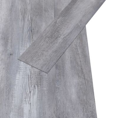 vidaXL Self-adhesive PVC Flooring Planks 2.51 m² 2 mm Matt Wood Grey