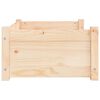 vidaXL Dog Bed 65.5x50.5x28 cm Solid Pine Wood
