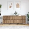 vidaXL Storage Cabinet 3 pcs Artisan Oak 60 x 35 x 70 cm