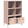 vidaXL Highboard&nbsp;Pink 68x39x103.5 cm Steel