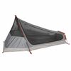 vidaXL Camping Tent Tunnel 1-Person Grey and Orange Waterproof