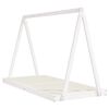 vidaXL Kids Bed Frame White 90x200 cm Solid Wood Pine
