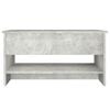 vidaXL Coffee Table Concrete Grey 80x50x40 cm Engineered Wood