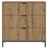 vidaXL Sideboard Artisan oak 79.5 x 33 x 82 cm Engineered wood