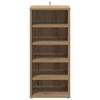 vidaXL Shoe Cabinet Artisan Oak 32x35x70 cm Engineered Wood
