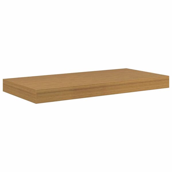 vidaXL Wall Shelf Wall-mounted Beige 50 x 23 x 4 cm Engineered Wood