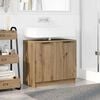 vidaXL Bathroom Cabinet with Storage Artisan Oak 64.5 x 33.5 x 59 cm