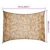 vidaXL Camouflage Net with Storage Bag 516x400 cm Sand