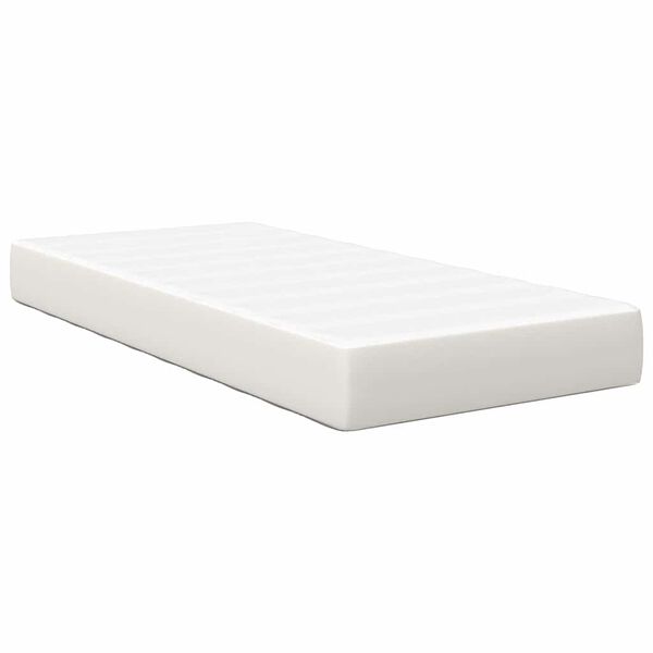 vidaXL Bed Mattress with Mattress Cream 90 x 200 cm Fabric