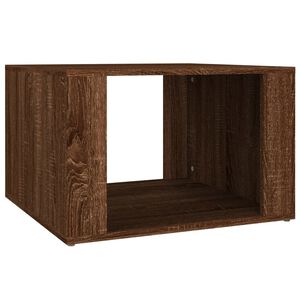vidaXL Bedside Table Brown Oak 57x55x36 cm Engineered Wood