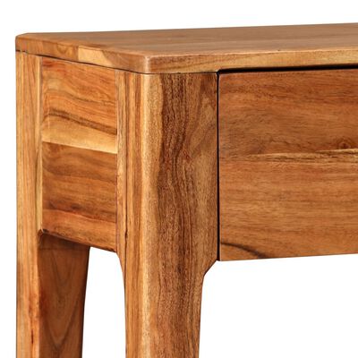 vidaXL Console Table Solid Wood 118x30x80 cm