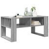 vidaXL Coffee Table Grey Sonoma 92 x 49.5 x 45 cm Engineered Wood