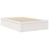vidaXL Bed Frame without Mattress White 120x200 cm Solid Wood Pine