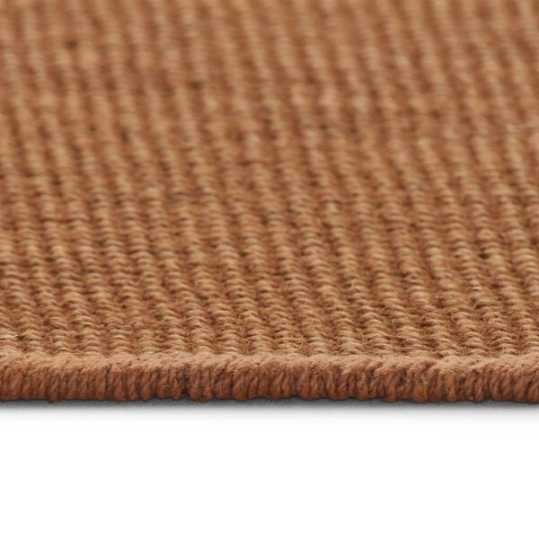 vidaXL Area Rug Jute with Latex Backing 140x200 cm Brown