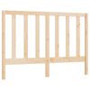 vidaXL Bed Headboard 126x4x100 cm Solid Wood Pine