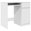vidaXL Desk White 86x49x76 cm Engineered Wood