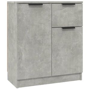 vidaXL Sideboards 2 pcs Concrete Grey 60x30x70 cm Engineered Wood