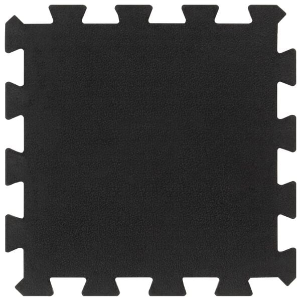vidaXL Rubber Floor Tiles 16 pcs Black 16 mm 30x30 cm