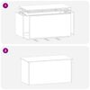 vidaXL Outdoor Storage Box Silver 100 x 50.5 x 50 cm Steel