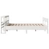 vidaXL Bed Frame without Mattress White 120x200 cm Solid Wood Pine