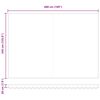 vidaXL Retractable Awning Manual Yellow and Orange 500 x 350 cm
