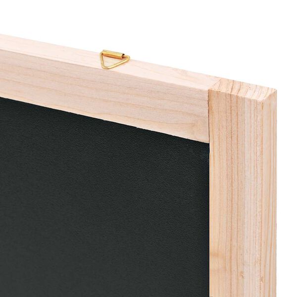 vidaXL Wall-Mounted Blackboard Cedar Wood 60x80 cm