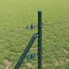 vidaXL Fence Post Grey 50 x 0.8 m (36 mm mesh) Steel and PVC