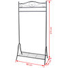 vidaXL Clothing Rack Black Steel