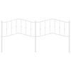 vidaXL Metal Headboard White 200 cm