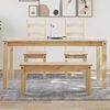 vidaXL Dining Table Panama 160x80x75 cm Solid Wood Pine