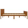 vidaXL Bed Frame without Mattress Honey Brown Solid Wood 180x200 cm Super King