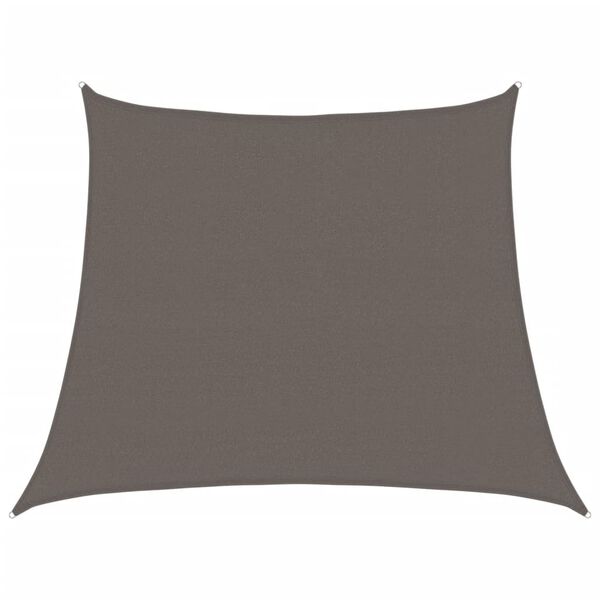 vidaXL Sunshade Sail 160 g/m&sup2; Anthracite 3/4x3 m HDPE