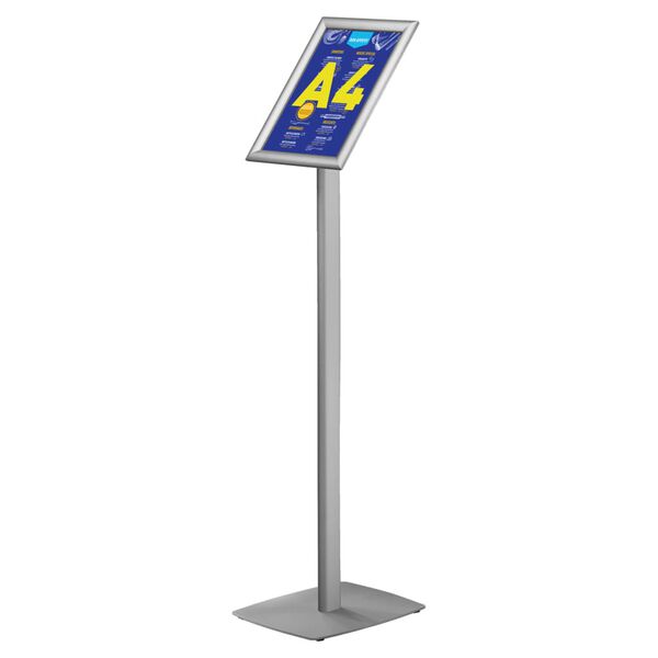 Europel Info Stand with Snap Frame A4 25 mm Aluminium