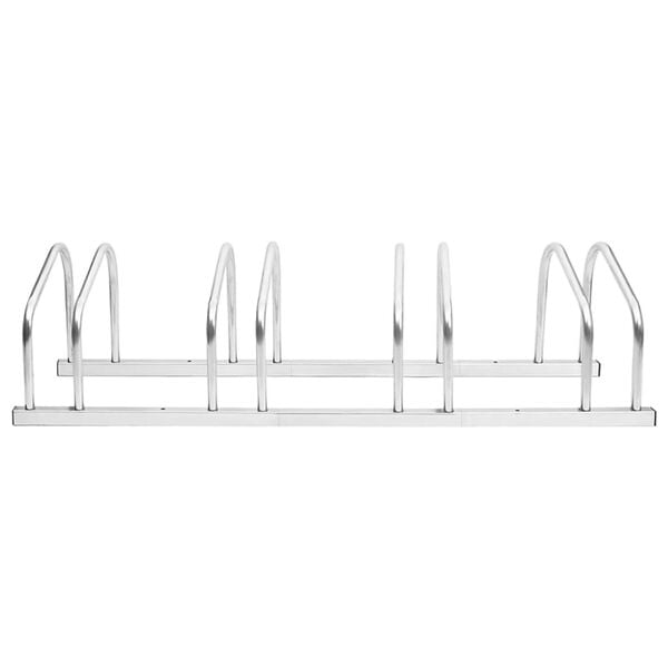 vidaXL Bike Rack for 4 Bikes Galvanised Steel
