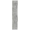 vidaXL Slim Storage Cabinet Concrete Grey 40x42.5x225 cm Engineered Wood