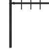 vidaXL Spike Fence Black 200 x 110 cm Powder-Coated Steel