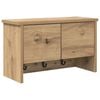 vidaXL Wall-Mounted Coat Rack Wall-Mounted Artisan Oak 50 x 20 x 30 cm