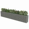 vidaXL Gabion Raised Bed Galvanised Steel 540x50x100 cm