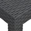 vidaXL Garden Table Anthracite 58x58x41 cm PP Rattan