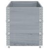 vidaXL Garden Planter Grey 150x50 cm Solid Wood Pine