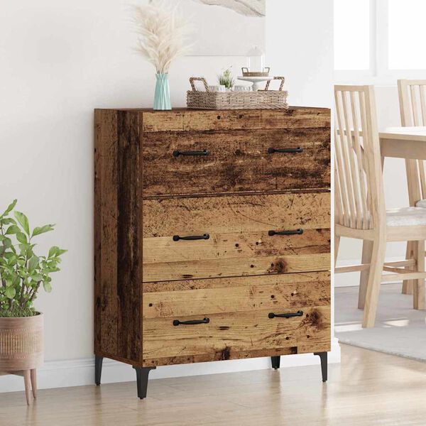 vidaXL Sideboard Old wood 69.5 x 34 x 90 cm Engineered wood