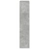 vidaXL Bookcase Concrete Grey 100x33x156.5 cm Engineered Wood