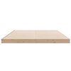 vidaXL Floor Bed Frame Natural 223.5 x 144 x 9 cm Solid Pine Wood