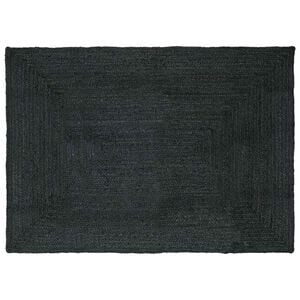 vidaXL Area Rugs Rectangular Dark Grey 240 x 340 cm Jute