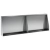 vidaXL Retaining Wall 2 pcs 60 x 12 x 30 cm Galvanised Steel Silver