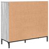 vidaXL Sideboard Grey Sonoma 89.5 x 33 x 82 cm Engineered Wood