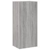 vidaXL TV Wall Cabinet Grey Sonoma 40.5x30x90 cm Engineered Wood