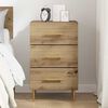 vidaXL Bedside Cabinet Artisan Oak 40 x 40 x 66 cm Engineered Wood