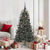 vidaXL Artificial Christmas Tree with 150 LEDs with Stand Green 150 cm